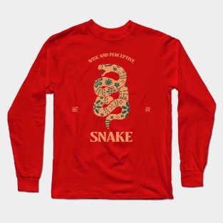 Year of The Snake - Chinese Zodiac Long Sleeve T-Shirt
